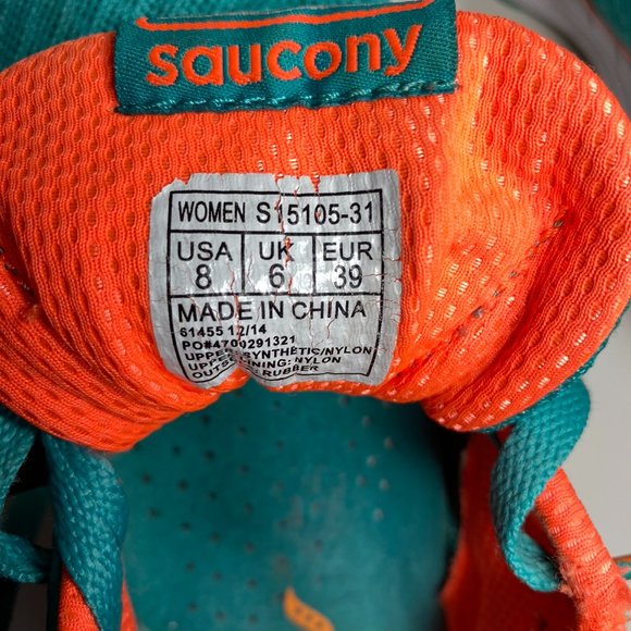 Saucony Women Shoes Shadow Genesis S15105 31 Athletic Running Teal Sz 8 - Picture 12 of 16